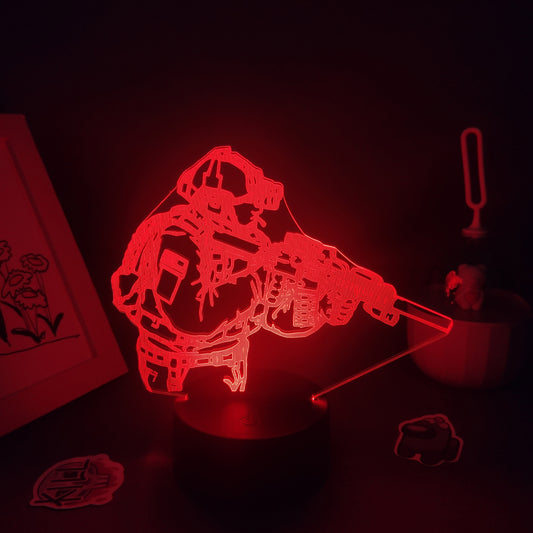 Counter-Strike Game Figure 3D Led Neon Night Light