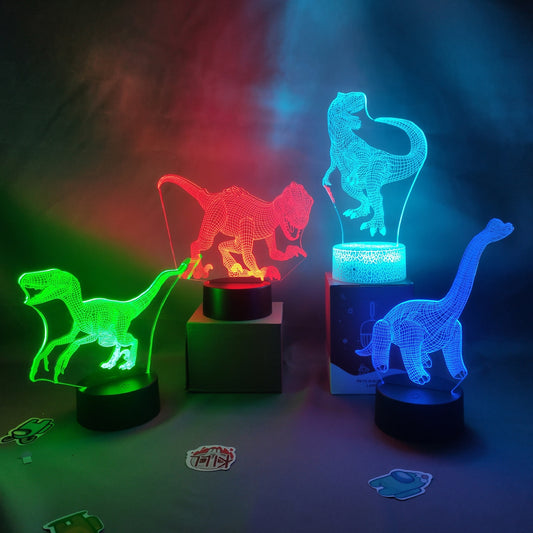 Dinosaur 3D LED Neon Night Light Lamp