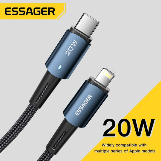 USB C Cable to Lightning - For IPhone 14 13 12 11 pro Max XS - 20W Fast Charging