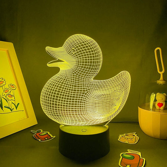 Duck 3D LED Neon Night Light