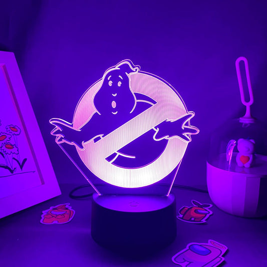 Ghostbuster 3D Led Neon Night Light