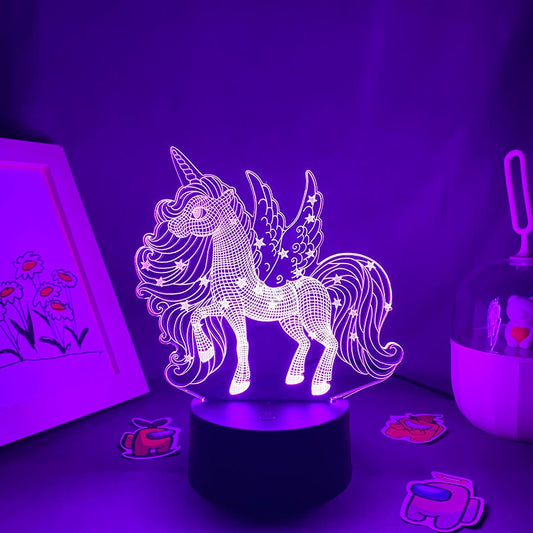 Unicorn 3D LED Neon Night Light